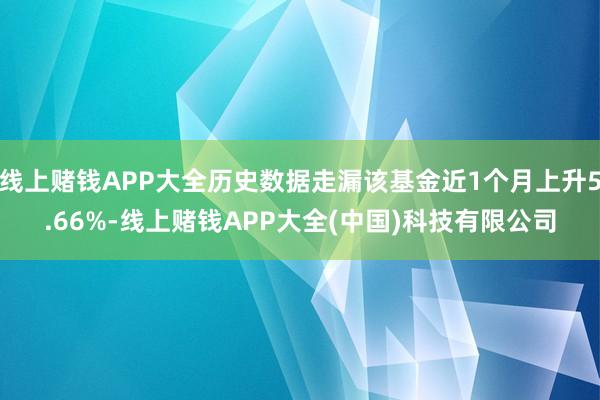 线上赌钱APP大全历史数据走漏该基金近1个月上升5.66%-线上赌钱APP大全(中国)科技有限公司