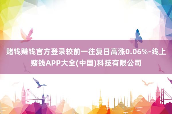 赌钱赚钱官方登录较前一往复日高涨0.06%-线上赌钱APP大全(中国)科技有限公司